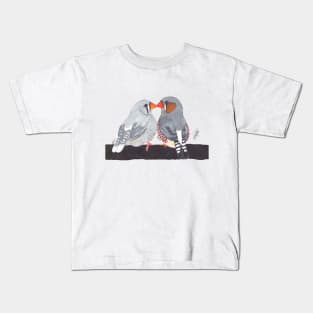 Zebra Finch Kids T-Shirt